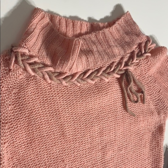 Anthropologie Sleeping On Snow Wool Blend pink Sweater women’s medium - Picture 8 of 8